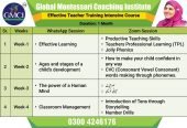 GLOBAL M0NTESSORI COACHING INSTITUTE #RG-0014