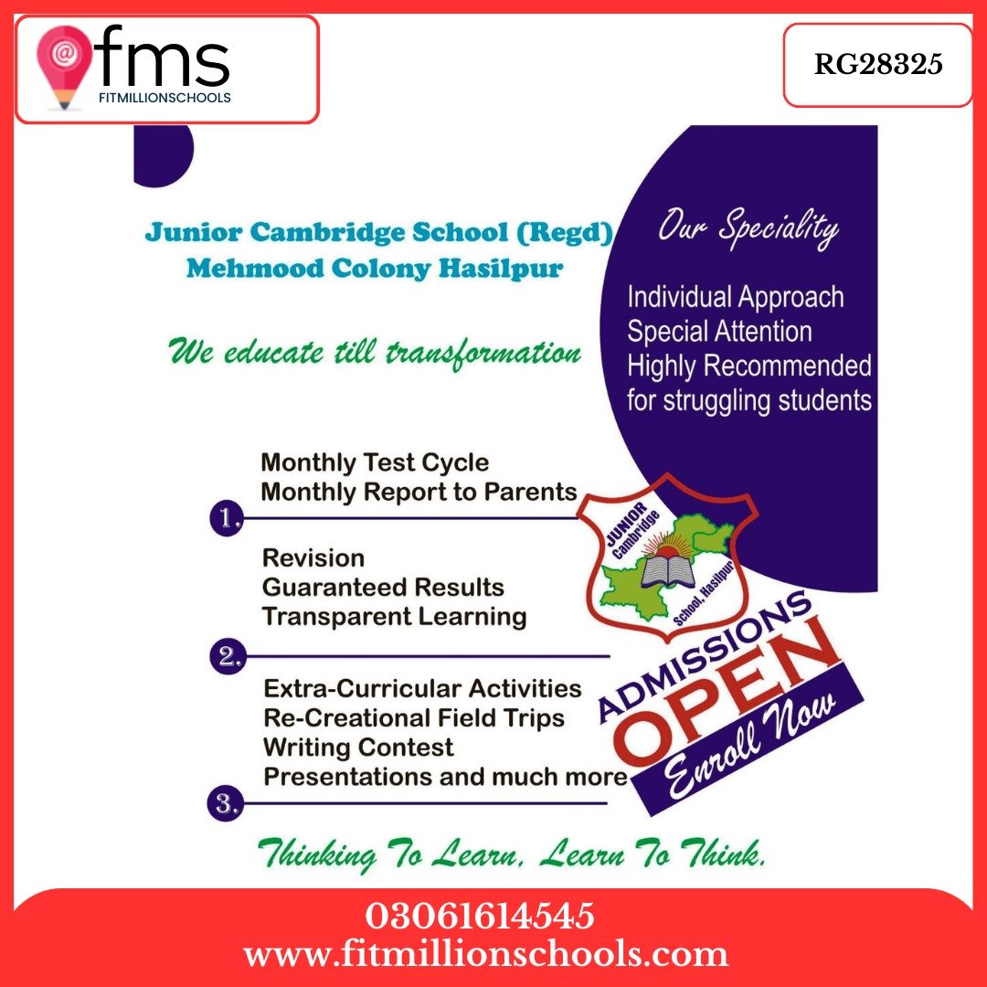 RG-28325 JUNIOR CAMBRIDGE SCHOOL