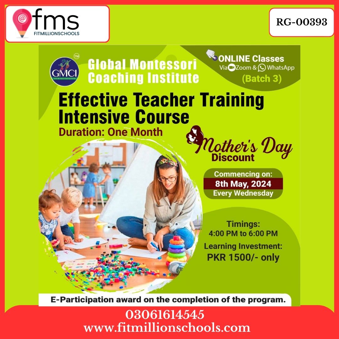 RG-00393 GLOBAL MONTESSORI COACHING INSTITUTE