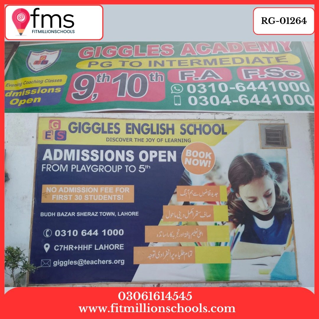 RG-01264 GIGGLES ENGLISH SCHOOL & ACADEMY