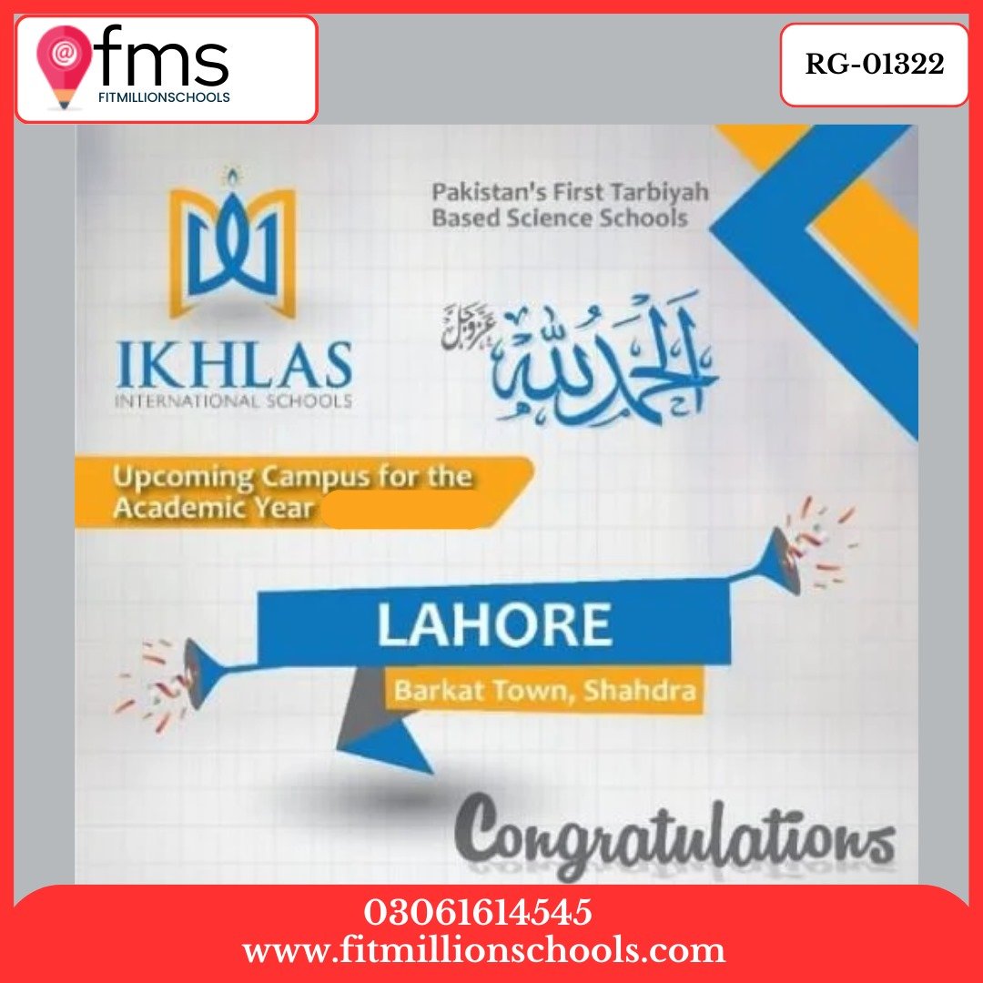 RG-01322 IKHLAS INTERNATIONAL SCHOOL