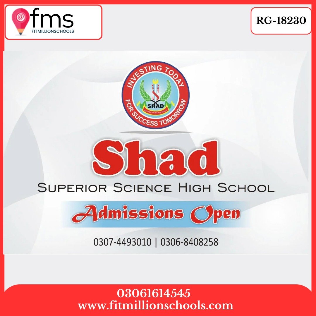 RG-18230 SHAD SUPERIOR SCIENCE HIGH SCHOOL