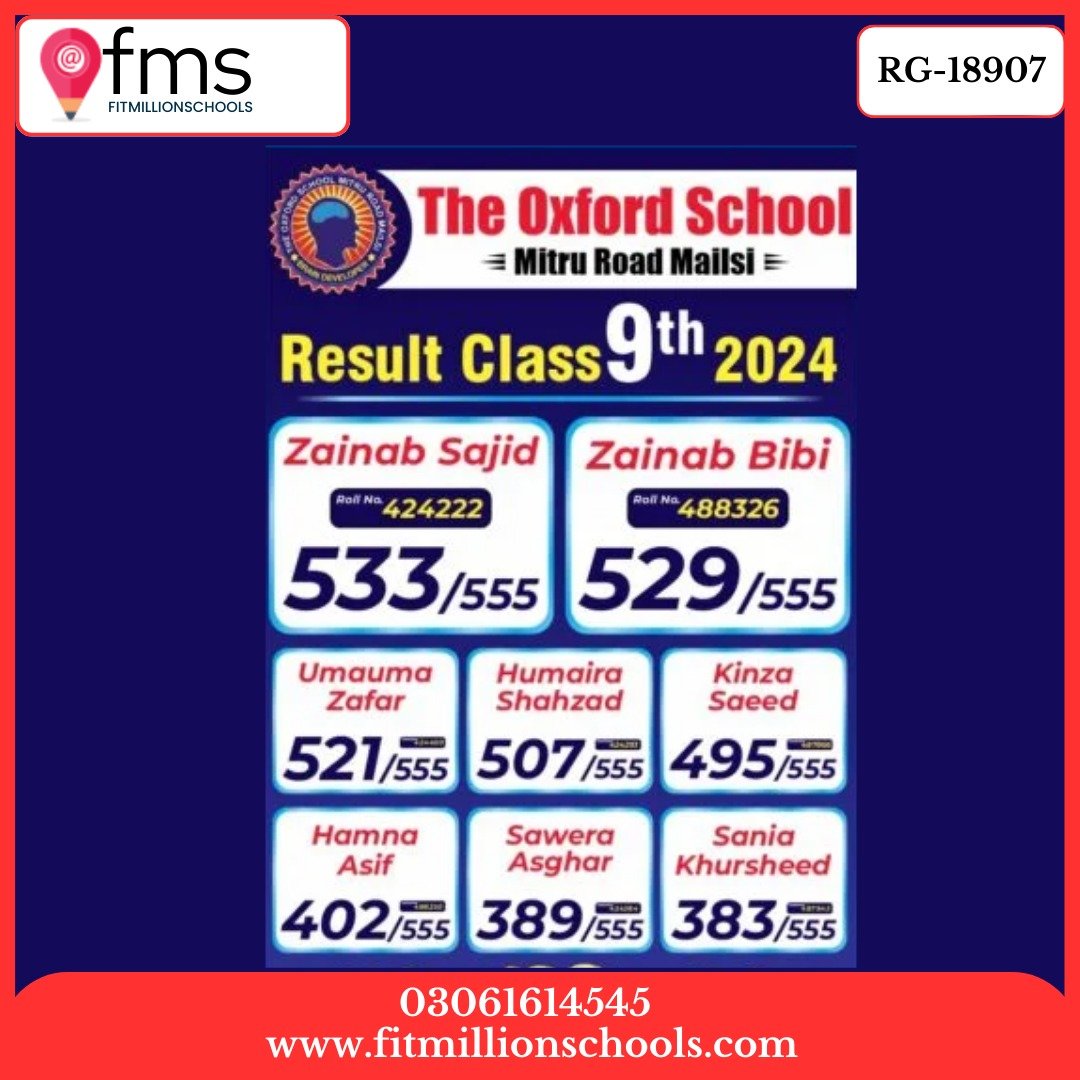 RG-18907 THE OXFORD SCHOOL